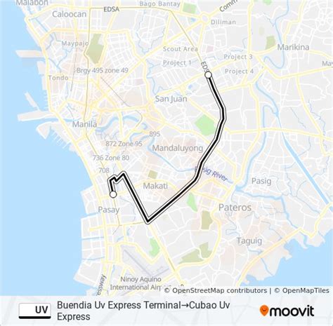 Uv Route Schedules Stops Maps Buendia Uv Express Terminalcubao