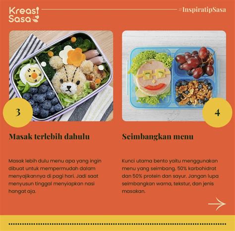 Tips Membuat Bento Untuk Si Kecil Mudah Dan Praktis Sasa