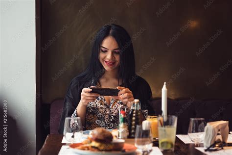 Disappointed Woman After Her Friends Let Her To Have Dinner Alone