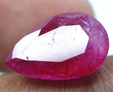 4 95 Ct Natural Utah Pink Red Bixbite Beryl Certified Top Quality