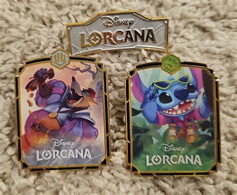 Into the Inklands Disney Lorcana Trading Card Game Pins - Disney Pins Blog