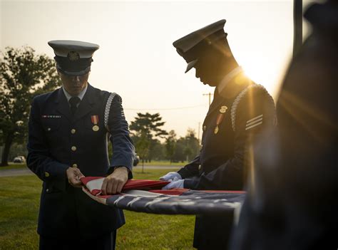 Us Coast Guard Ceremonial Honor Guard Prepares For Ceremony 8