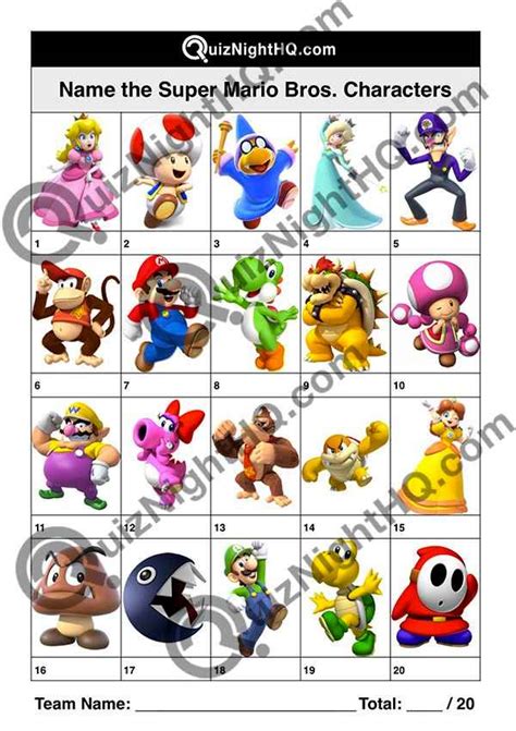 Detail Super Mario Bros Characters Images Koleksi Nomer 21