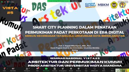 Program Studi Arsitektur Unwira Gelar Seminar Nasional Vista Ke