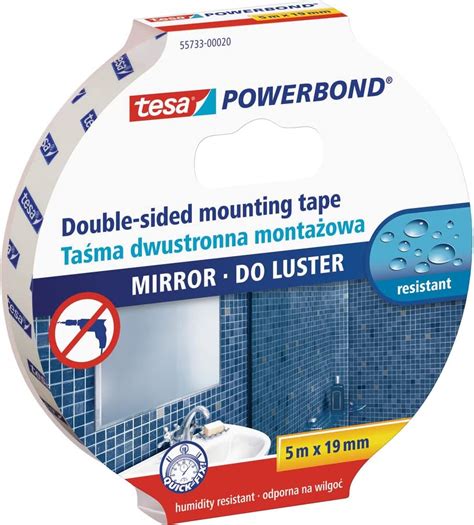 Tesa Powerbond MIRROR Double Sided Mounting Tape For Mirrors