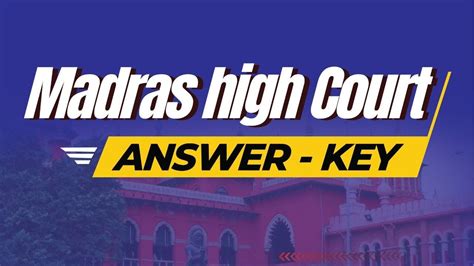 Madras High Court Answer Key Gs Tamil Aptitude Tnpsc Veranda