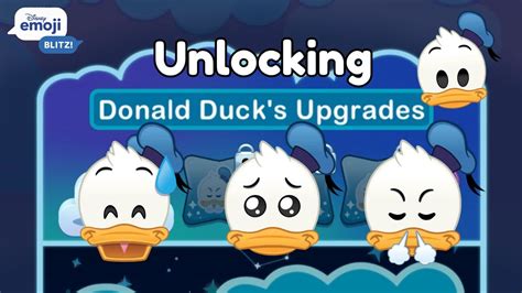 Donald Duck Emoji Upgrade Expression Prizes Disney Emoji Blitz Youtube