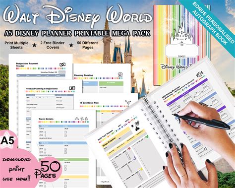 Printable Disney World Planner