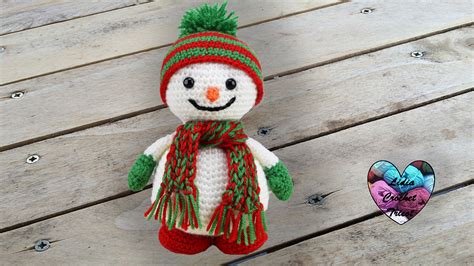 Bonhomme De Neige Tutoriel Au Crochet Pr Sent Par Lidia Crochet Tricot