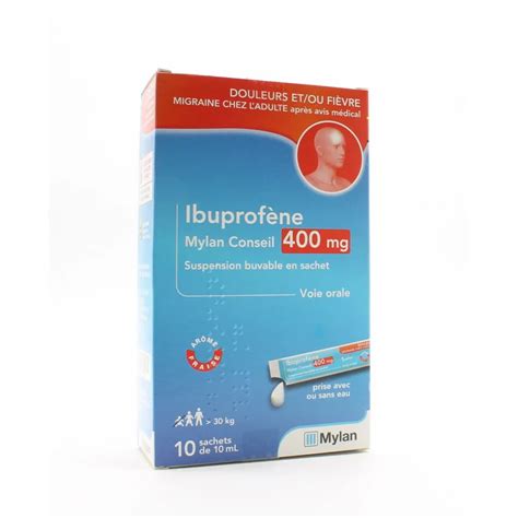 Ibuprof Ne Mylan Conseil Mg Sachets Univers Pharmacie