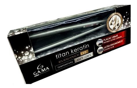 Plancha Elegance Led Titan Keratin Gama Alaciado Profesional Env O Gratis