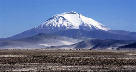 Landscape of the Highlands of the Andes, Chile Stock Photo - Image of ...