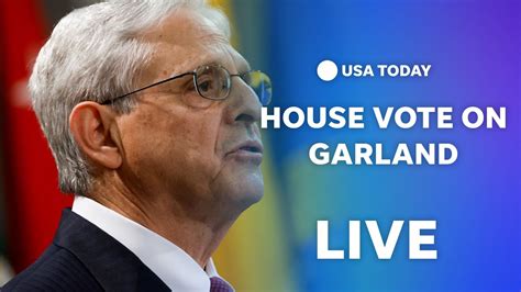 Watch House Votes To Hold Attorney General Merrick Garland In Contempt Of Congress Youtube