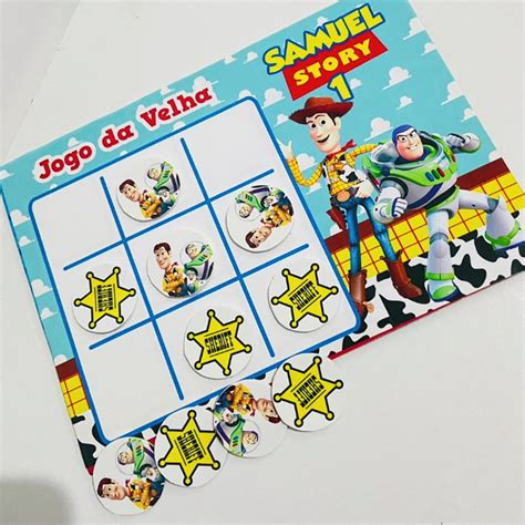 Jogo Da Velha Personalizado Lembrancinha Toy Story Elo7