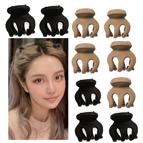 Mini Claw Clips For Thin Hair Clamps For Women Small Hair Pins Barrettes Bangs Hair