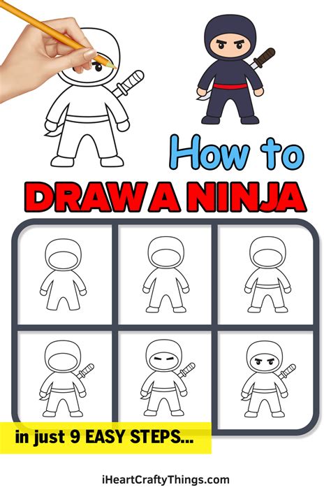 How To Draw A Ninja Step By Step