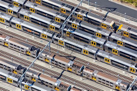 Aerial Stock Image Auburn Stabling Yard