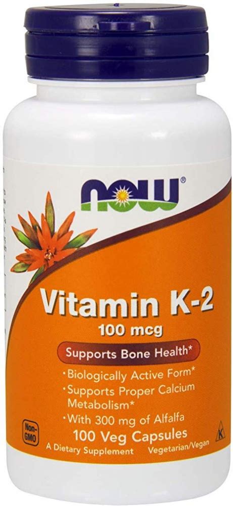 Vegetarian Vegan Vitamin K2 100 Mcg