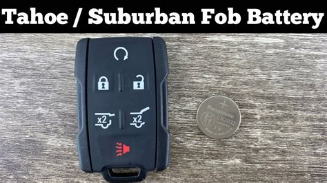 Replacing Battery In Chevy Tahoe Key Fob