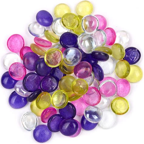 Pastel Flat Glass Gems Floral Design Accessories Floral Supplies Craft Supplies Factory