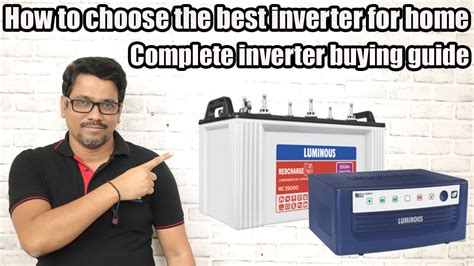 Hindi How To Choose The Best Inverter For Home Complete Inverter