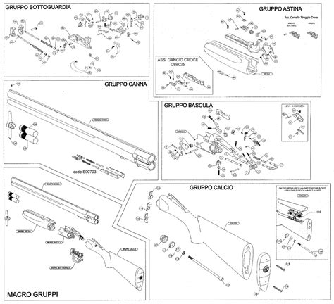 Beretta 690 Series Shotgun Spares