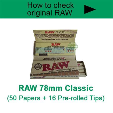 Raw 1 1 4 Conno Rolling Paper Tips 78mm Stonerplus Selangor