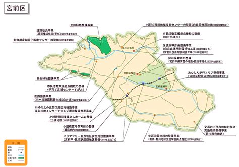 川崎市：宮前区 地図