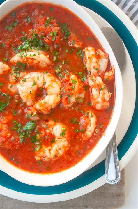 Spicy Shrimp In Tomato Sauce Bright Roots Kitchen