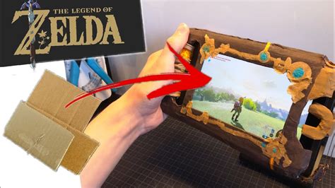 Zelda Botw On A Real Life Cardboard Sheikah Slate Youtube