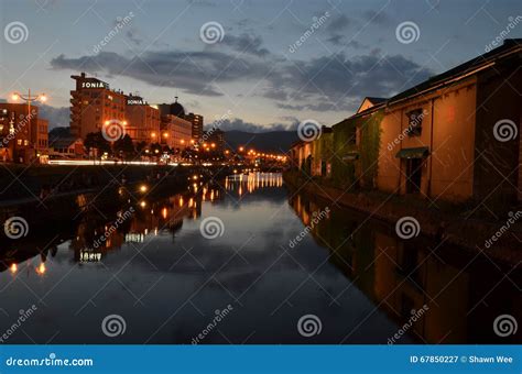 Otaru Canal Japan editorial photography. Image of canal - 67850227