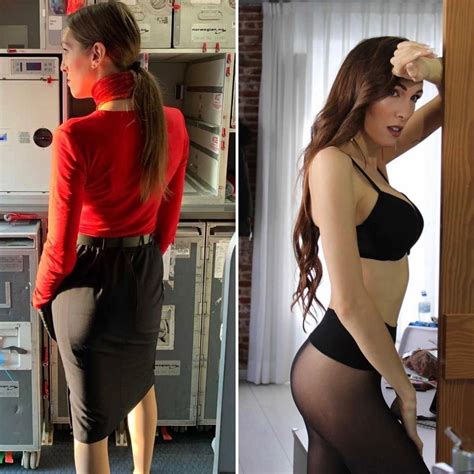 Uniform on/off : r/SexyFlightAttendants_