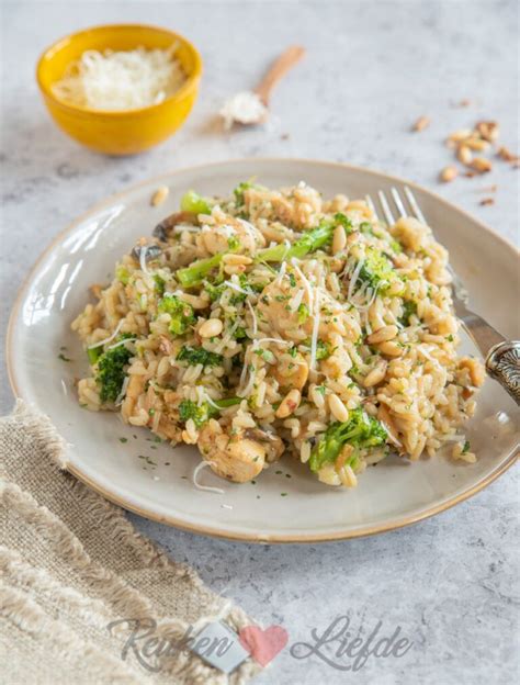 Italiaanse Risotto Met Kip En Broccoli Risotto Recepten Gezonde