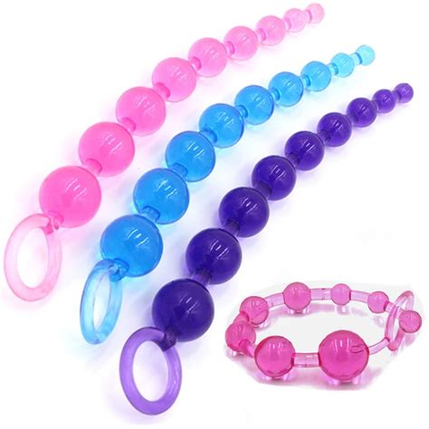 Plastic Anal Bead Anal Prostate Stimulator Ball Beads Butt Plug Anal