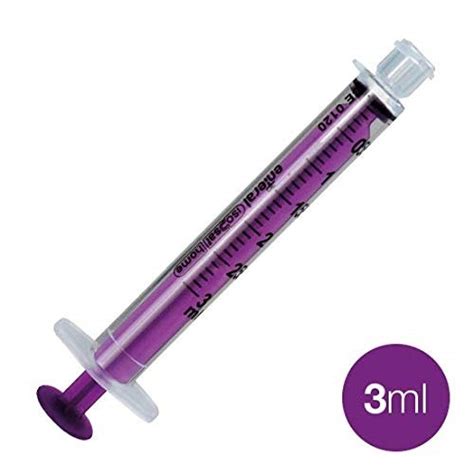 3enteral 3ml Purple Enfit Syringe Single Patient Use 100box Low Dose