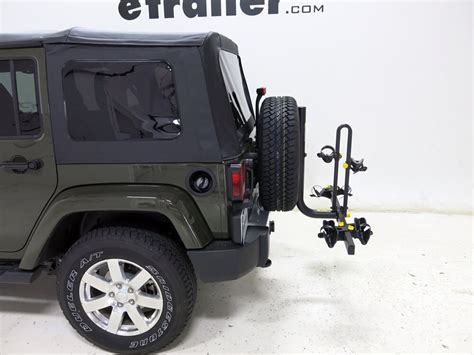 2016 Jeep Wrangler Unlimited Spare Tire Bike Racks Saris