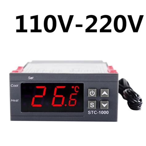 Digital Temperature Controller Thermostat Thermoregulator Incubator Relay Led 10a Heating