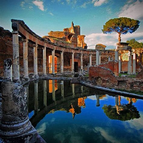 History Of The Ancient World - 📷 Hadrian’s Villa in Tivoli, Rome. Photo ...