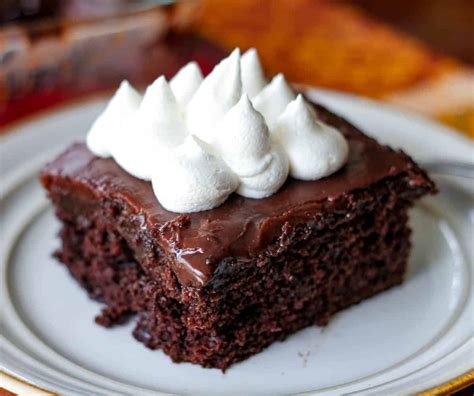 Sinful Triple Chocolate Fudge Poke Cake The Baking Chocolatess