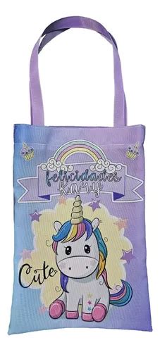 30 Dulceros Bolsitas Unicornio Personalizados Meses sin interés