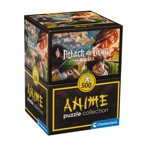 Attack On Titan Levi Mikasa And Eren Titan Cube Puzzle Nerdom Greece