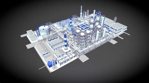 Refinery 3d Model