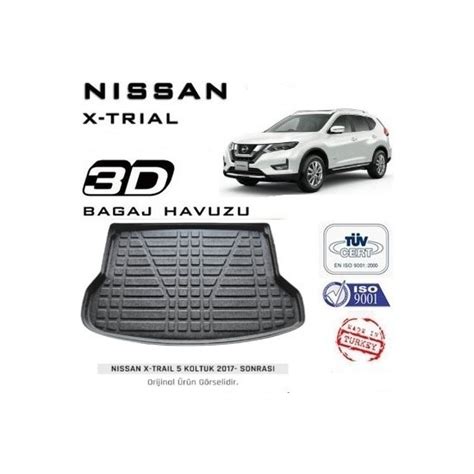 Gardenauto 2020 Nissan X Trail 5 Koltuk 3D Bagaj Havuzu Fiyatı