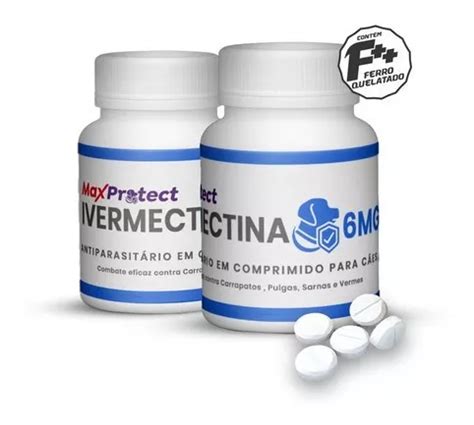 Kit Potes Ivermectina Mg Maxprotect Comprimidos Parcelamento