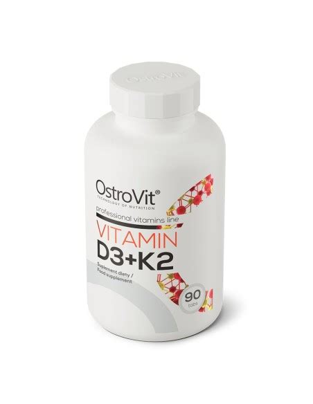 VITAMINE D3 K2 90TABS D3 K2MK7 OSTROVIT