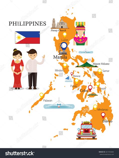 Free: Flag Of The Philippines Vector Map Philippines, 55% OFF