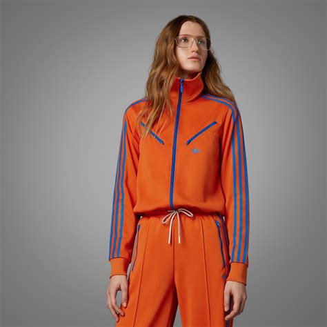 Adidas Adicolor 70s Montreal Track Top In Orange Lyst UK