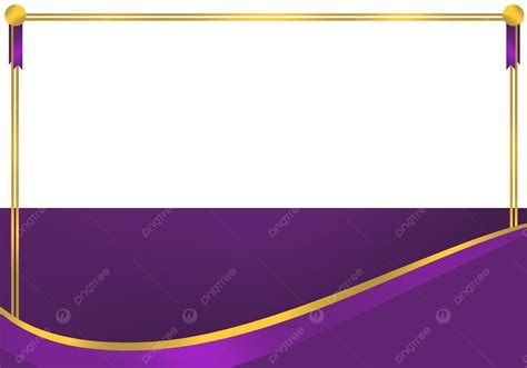 elegant purple border golden frame modern certificate design borders