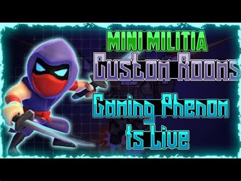 Mini Militia Live Mini Militia Live Stream Custom Room Youtube