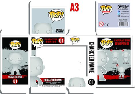 Funko Pop Vinyl Custom Box Template Digital Download Psd File Etsy